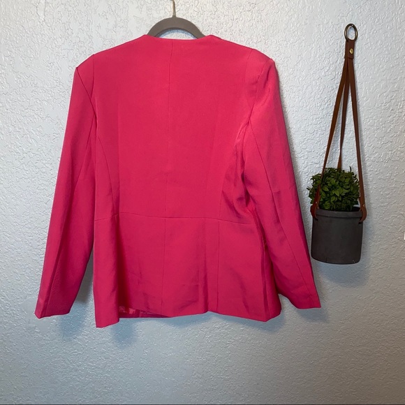 YESEREAL HOT PINK BLAZER NWT {5XL} - Picture 5 of 10